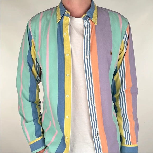 Ralph Lauren Other - Ralph Lauren Striped Oxford Men’s Cotton Shirt size XXL